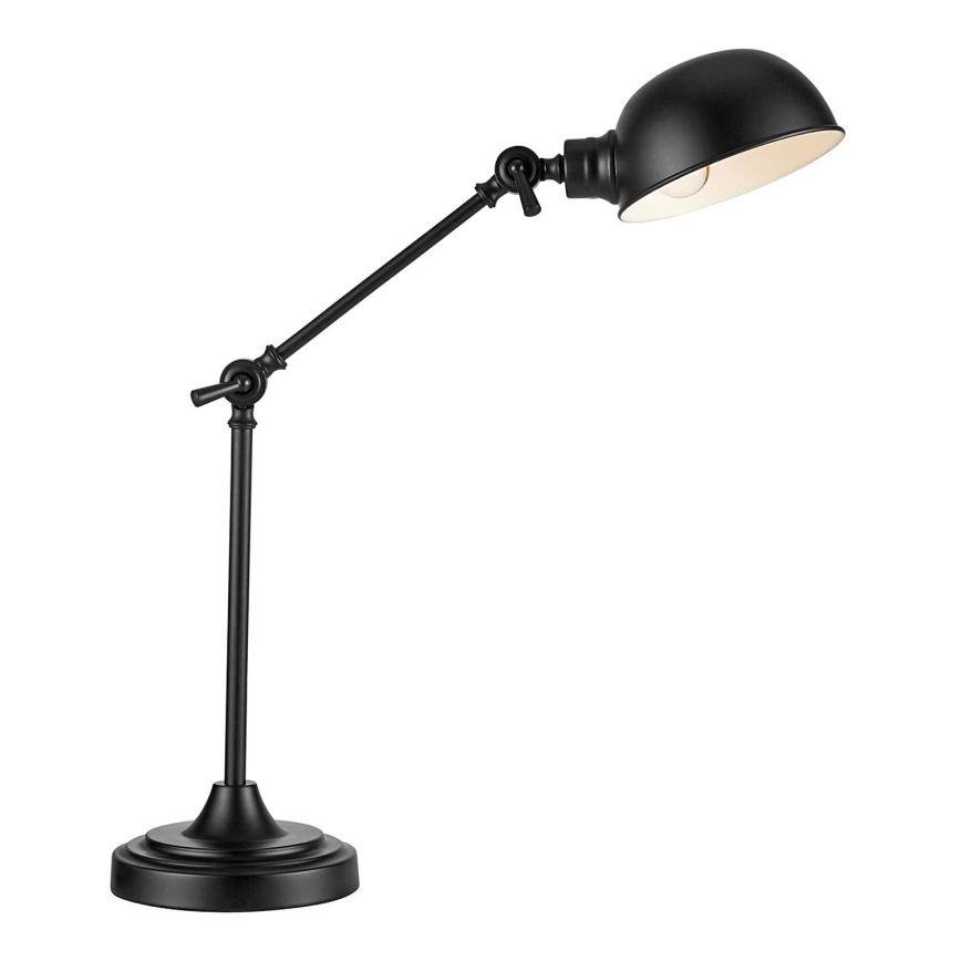Markslöjd 108584 - Candeeiro de mesa PORTLAND 1xE27/40W/230V preto