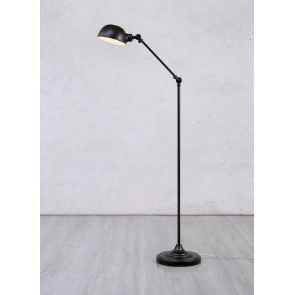Markslöjd 108586 - Candeeiro de chão PORTLAND 1xE27/40W/230V preto