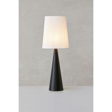 Markslöjd 108597 - Candeeiro de mesa CONUS 1xE14/40W/230V branco/preto