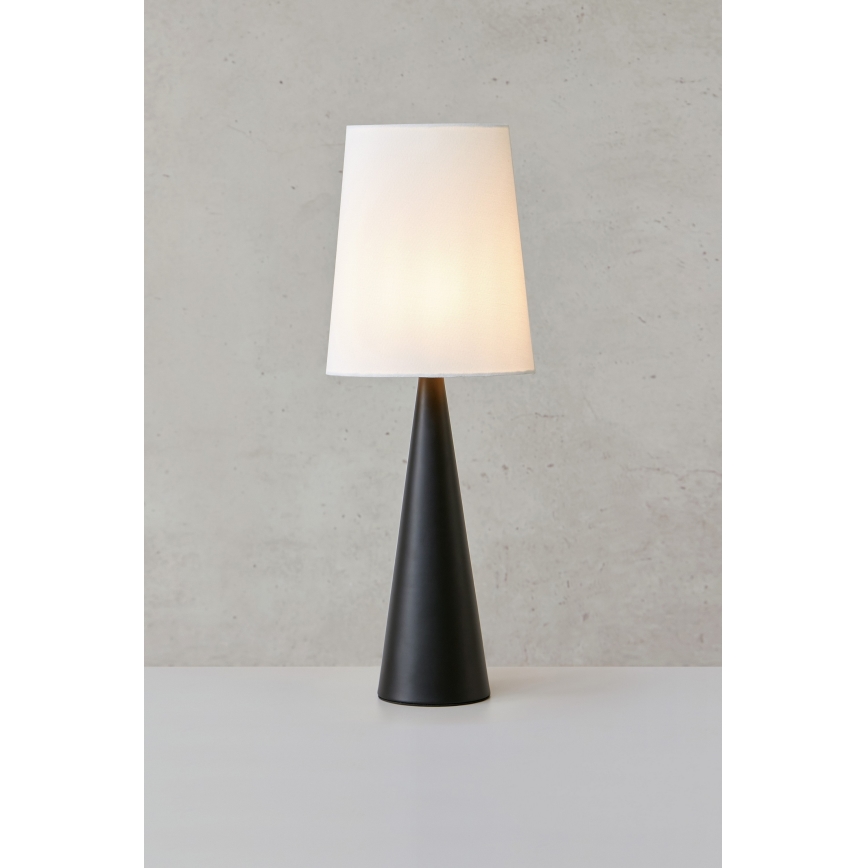 Markslöjd 108597 - Candeeiro de mesa CONUS 1xE14/40W/230V branco/preto