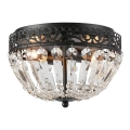 Markslöjd 108598 - Iluminação de teto ETIENNE 2xE14/40W/230V preto