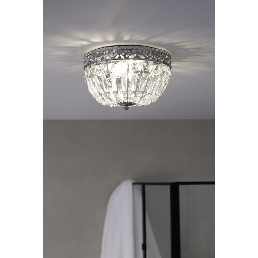 Markslöjd 108599 - Iluminação de teto ETIENNE 2xE14/40W/230V cromado brilhante