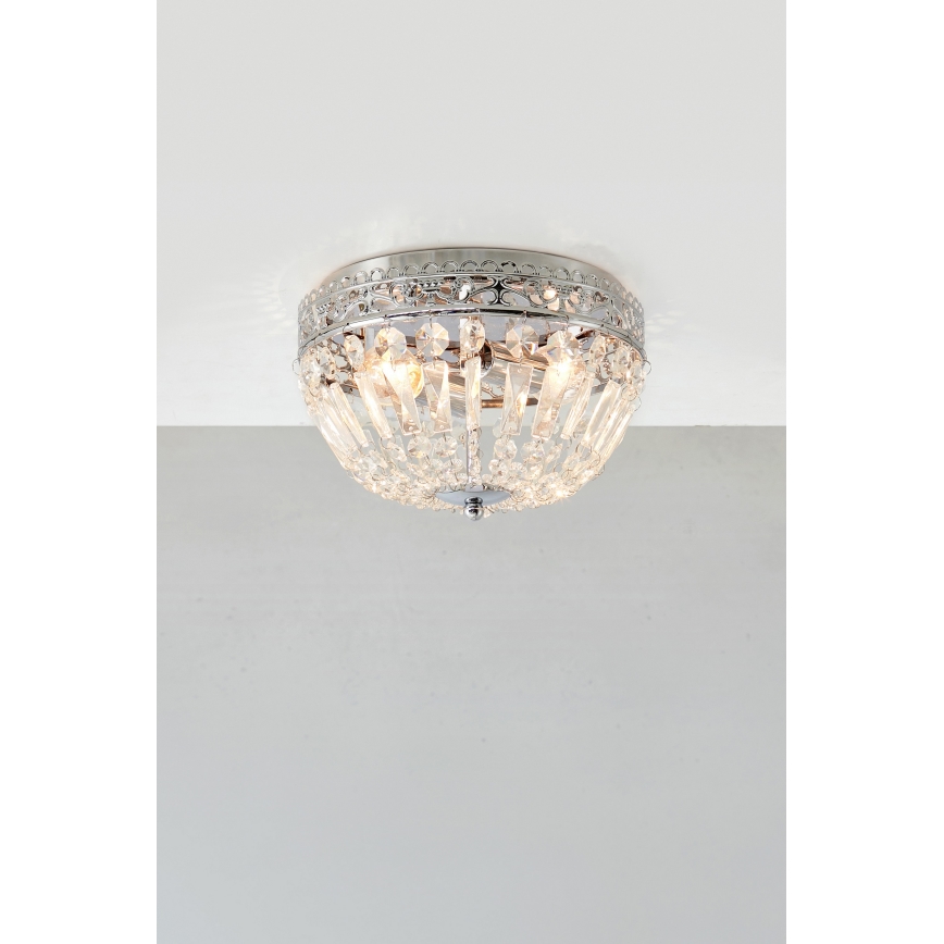 Markslöjd 108599 - Iluminação de teto ETIENNE 2xE14/40W/230V cromado brilhante