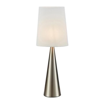 Markslöjd 108624 - Candeeiro de mesa CONUS 1xE14/40W/230V branco/cromado mate