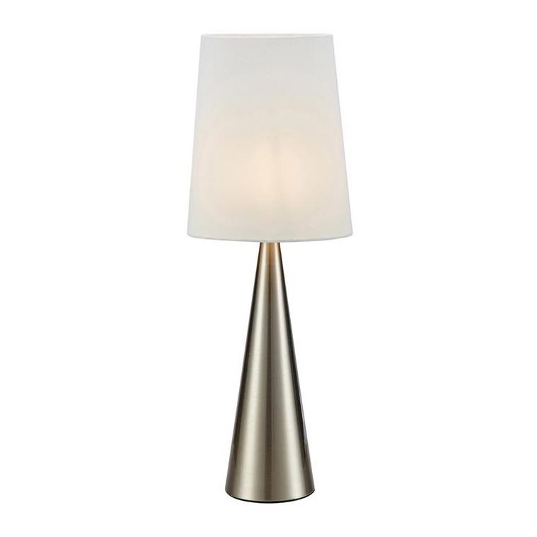 Markslöjd 108624 - Candeeiro de mesa CONUS 1xE14/40W/230V branco/cromado mate