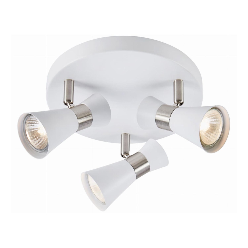 Markslöjd 108628 - Foco FOLIE 3xGU10/7W/230V branco/cromado mate