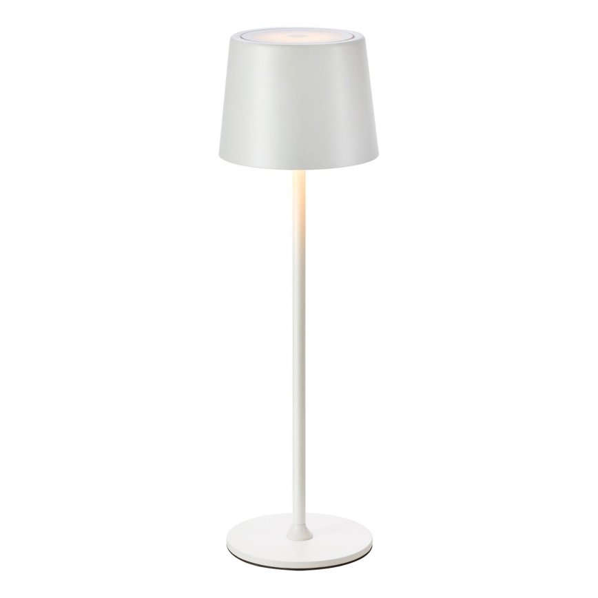Markslöjd 108653- Candeeiro LED recarregável e regulável FIORE LED/2W/5V IP44 38cm branco