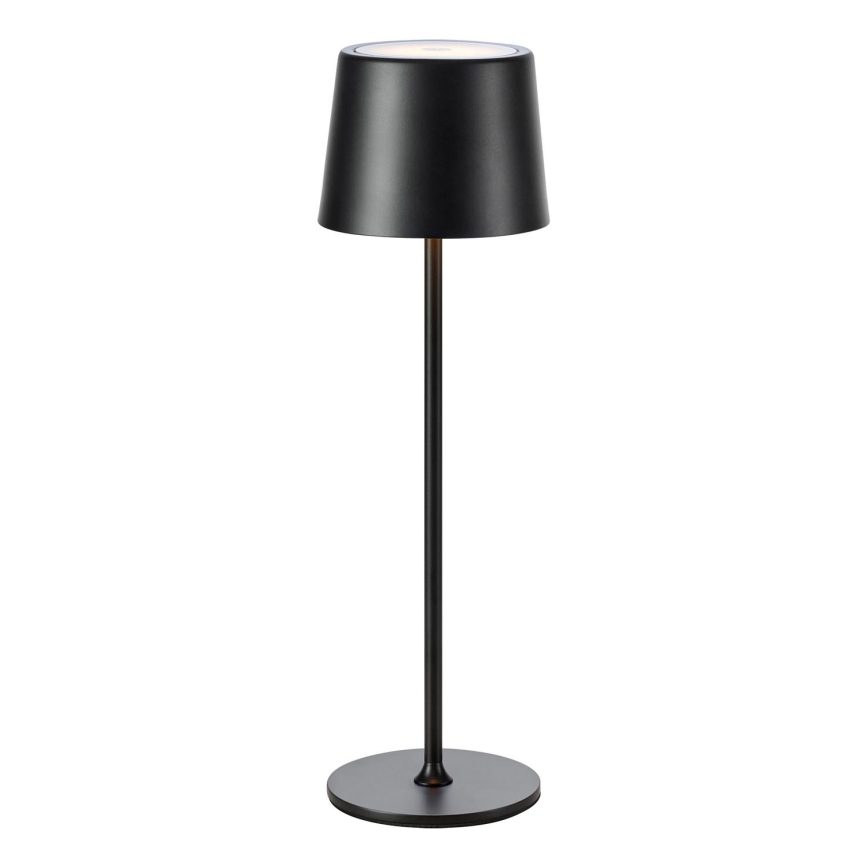 Markslöjd 108653- Candeeiro LED recarregável e regulável FIORE LED/2W/5V IP44 38cm preto