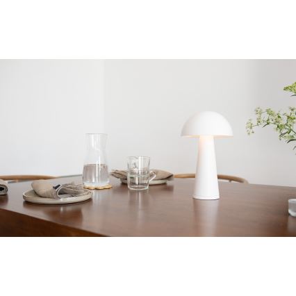 Markslöjd 108655 - Candeeiro LED recarregável e regulável FUNGI LED/1,5W/5V IP44 branco