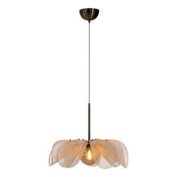 Markslöjd 108659 - Candeeiro suspenso STYRKA 1xE27/40W/230V diâmetro 63 cm bege
