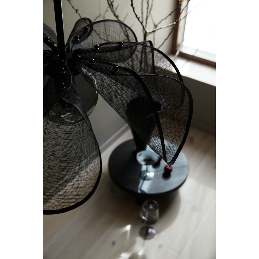 Markslöjd 108660 - Candeeiro suspenso STYRKA 1xE27/40W/230V diâmetro 63 cm preto