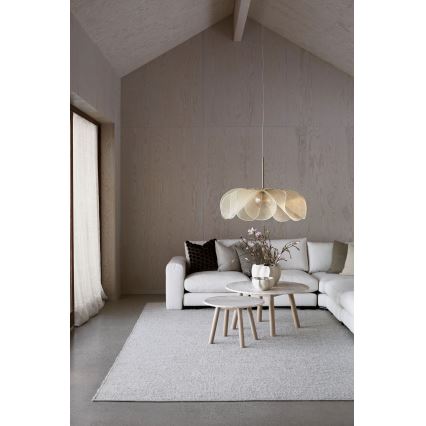 Markslöjd 108661 - Candeeiro suspenso STYRKA 1xE27/40W/230V diâmetro 75 cm bege
