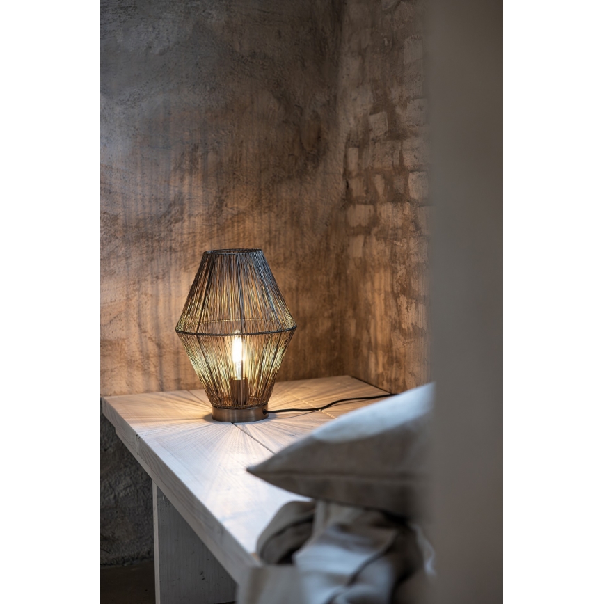 Markslöjd 108665 - Candeeiro de mesa CASA 1xE27/40W/230V latão