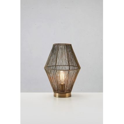 Markslöjd 108665 - Candeeiro de mesa CASA 1xE27/40W/230V latão