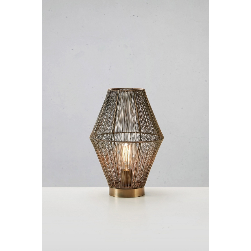 Markslöjd 108665 - Candeeiro de mesa CASA 1xE27/40W/230V latão