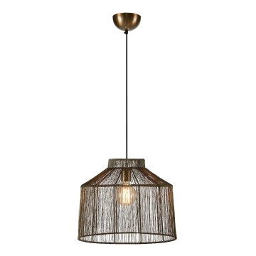 Markslöjd 108667 - Candeeiro suspenso CAPANNA 1xE27/40W/230V latão