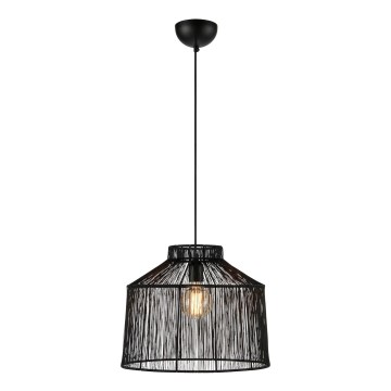 Markslöjd 108668 - Candeeiro suspenso CAPANNA 1xE27/40W/230V preto
