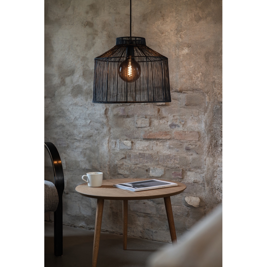 Markslöjd 108668 - Candeeiro suspenso CAPANNA 1xE27/40W/230V preto
