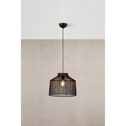 Markslöjd 108668 - Candeeiro suspenso CAPANNA 1xE27/40W/230V preto