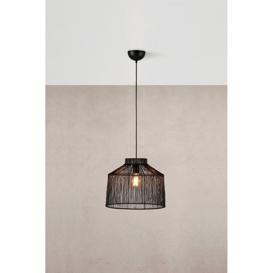 Markslöjd 108668 - Candeeiro suspenso CAPANNA 1xE27/40W/230V preto