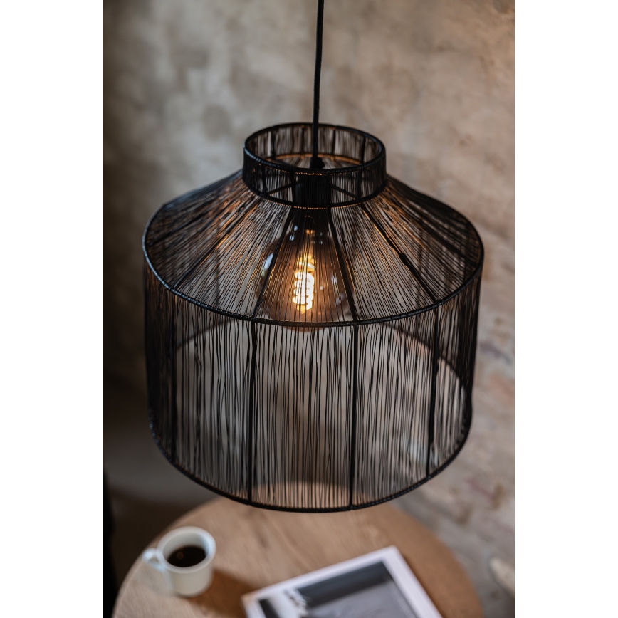 Markslöjd 108668 - Candeeiro suspenso CAPANNA 1xE27/40W/230V preto