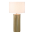 Markslöjd 108669 - Candeeiro de mesa HASHIRA 1xE27/40W/230V branco/latão