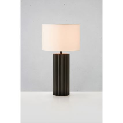 Markslöjd 108670 - Candeeiro de mesa HASHIRA 1xE27/40W/230V branco/preto