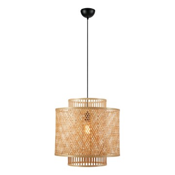Markslöjd 108675 - Candeeiro suspenso STRATI 1xE27/40W/230V bege/bambu