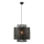 Markslöjd 108676 - Candeeiro suspenso STRATI 1xE27/40W/230V preto/bambu