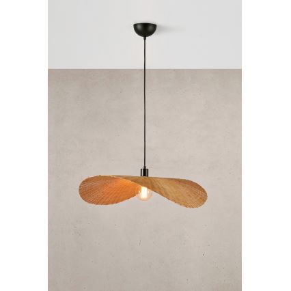 Markslöjd 108677 - Candeeiro suspenso RAYO 1xE27/40W/230V bege/bambu