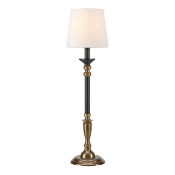 Markslöjd 108679 - Candeeiro de mesa GENT 1xE27/40W/230V latão/preto/branco