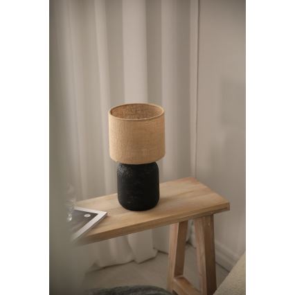 Markslöjd 108683 - Candeeiro de mesa MONTAGNA 1xE14/40W/230V 32 cm bege/preto
