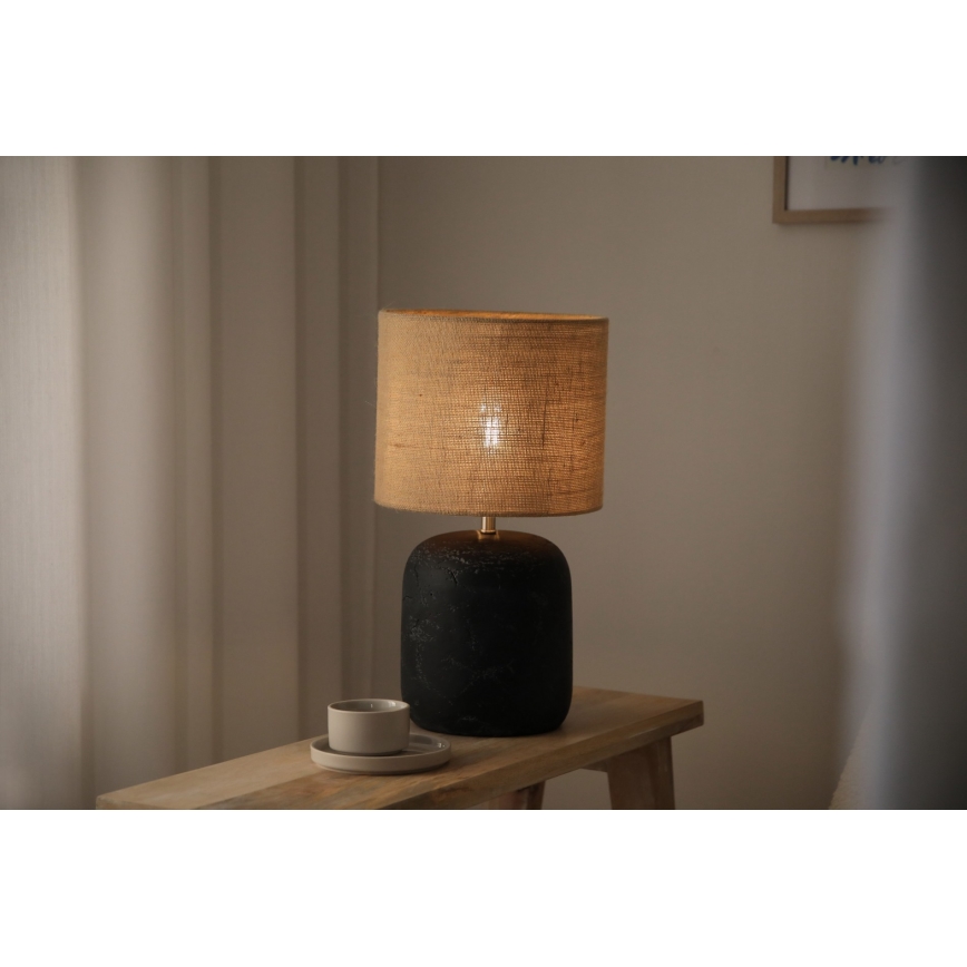 Markslöjd 108684 - Candeeiro de mesa MONTAGNA 1xE14/40W/230V 45 cm bege/preto
