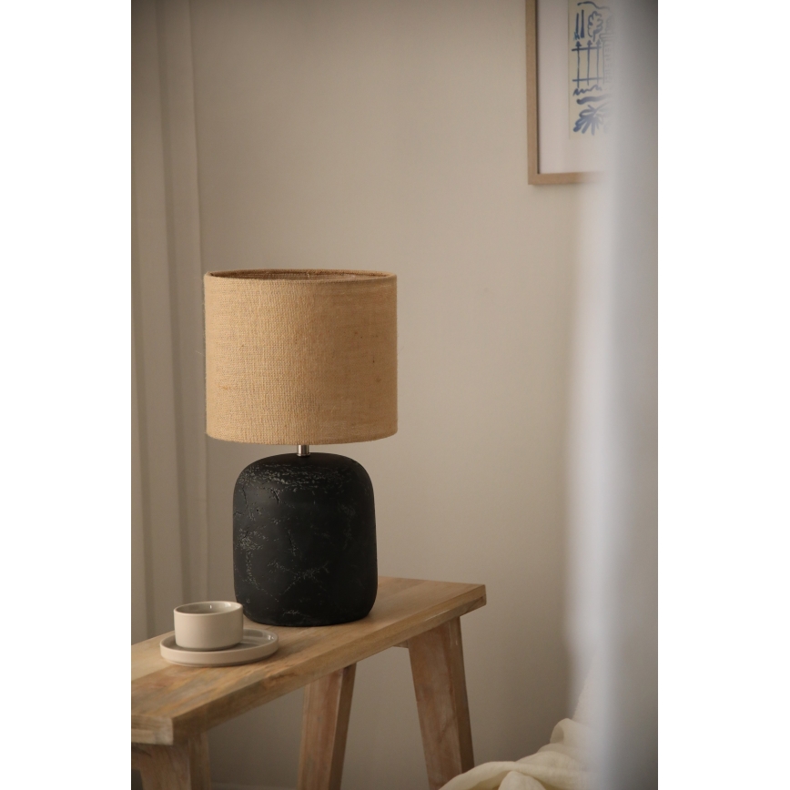 Markslöjd 108684 - Candeeiro de mesa MONTAGNA 1xE14/40W/230V 45 cm bege/preto
