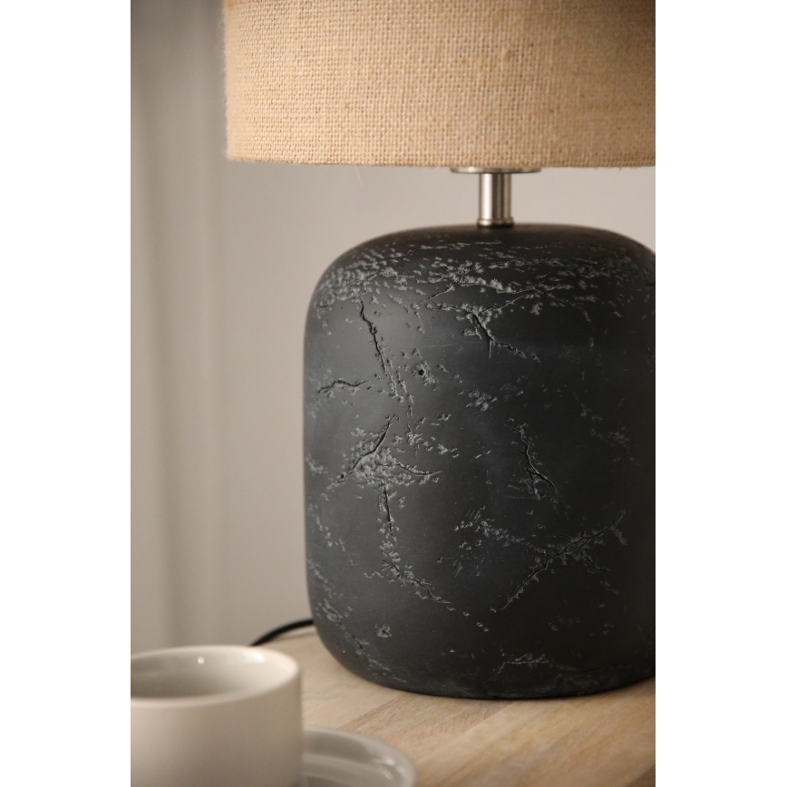 Markslöjd 108684 - Candeeiro de mesa MONTAGNA 1xE14/40W/230V 45 cm bege/preto