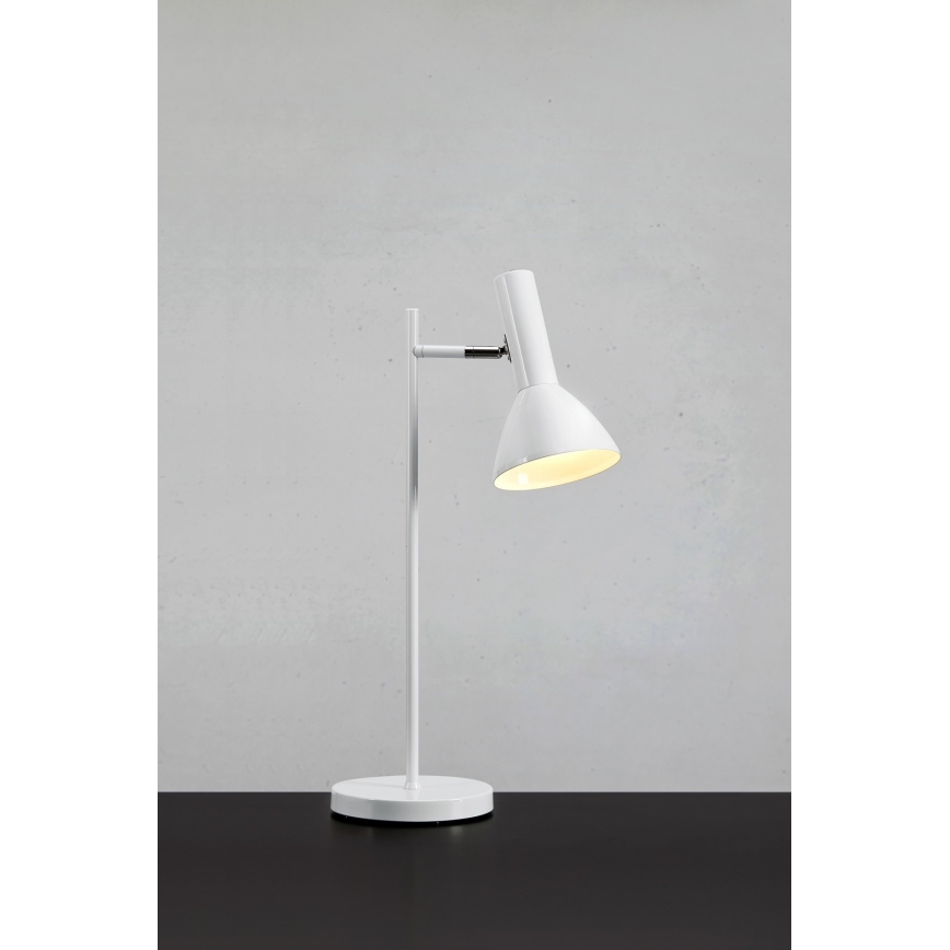 Markslöjd 108688 - Candeeiro de mesa METRO 1xE27/40W/230V branco