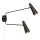 Markslöjd 108690 - Candeeiro de parede PEAK 2xE14/40W/230V preto