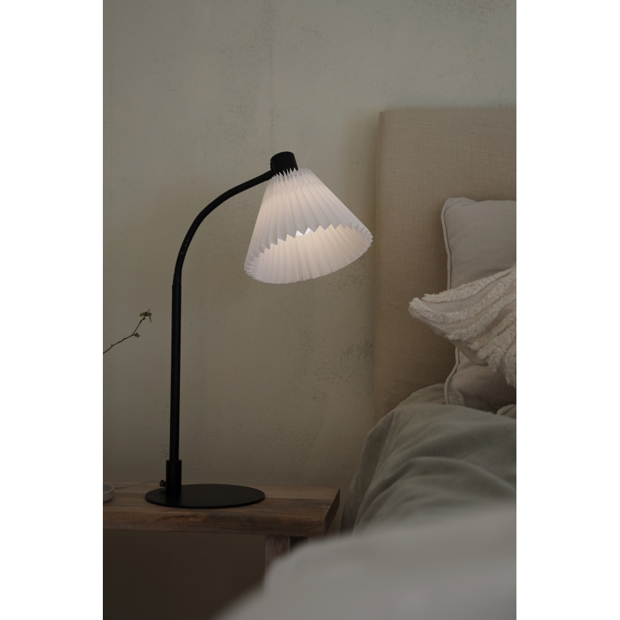 Markslöjd 108697 - Candeeiro de mesa MIRA 1xE14/40W/230V preto/branco