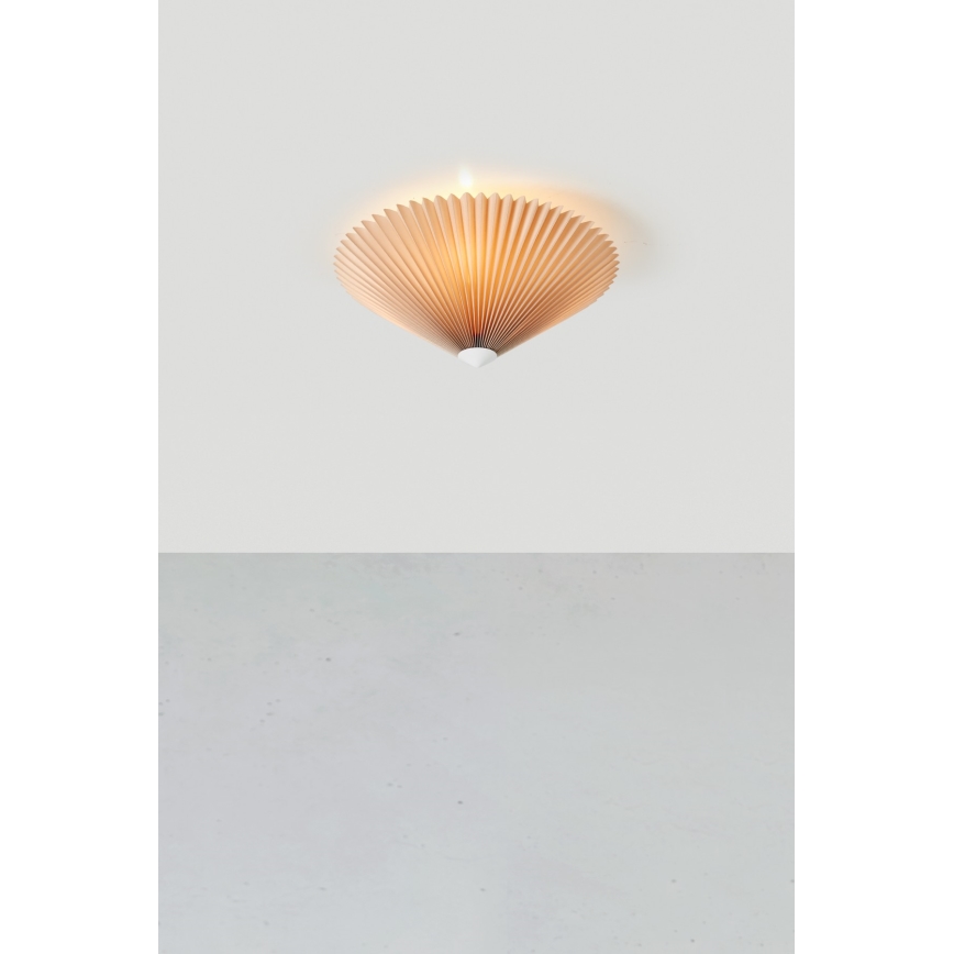 Markslöjd 108704 - Iluminação de teto PLISADO 3xE14/40W/230V diâmetro 42 cm bege