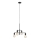 Markslöjd 108716 - Candeeiro suspenso CIELO 4xE27/40W/230V preto