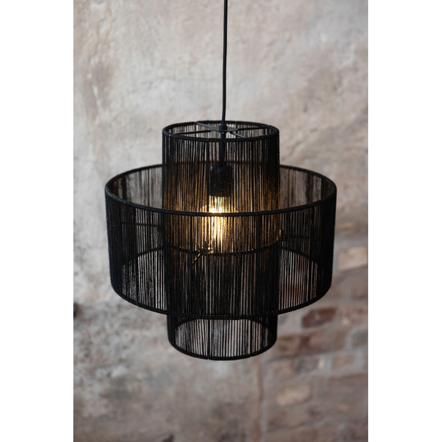 Markslöjd 108766 - Candeeiro suspenso SOGA 1xE27/40W/230V preto