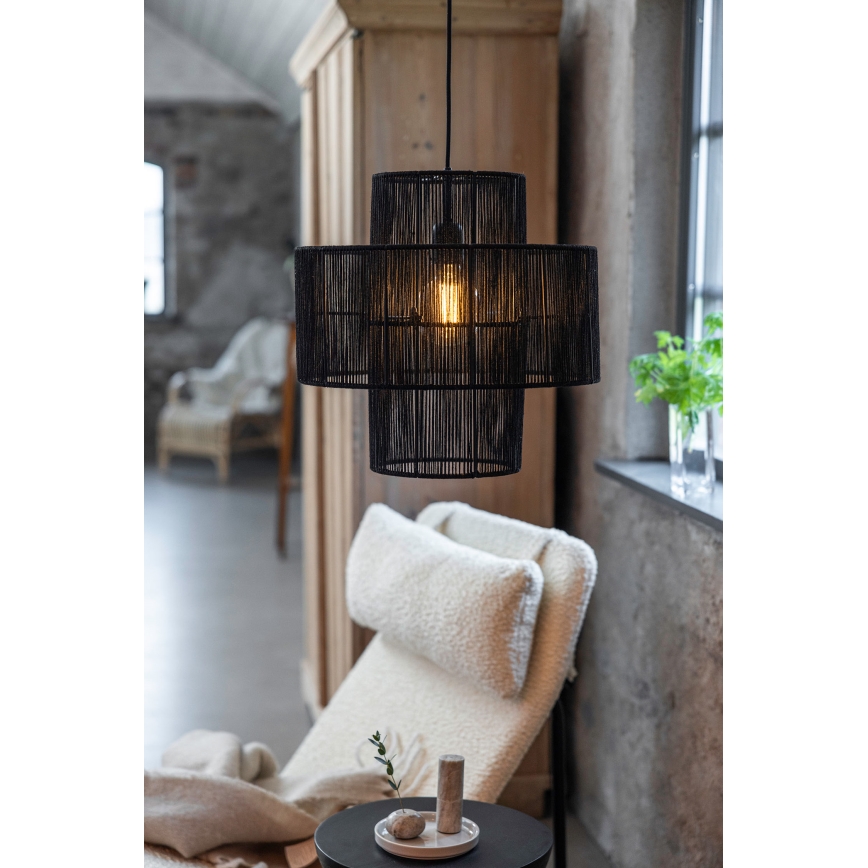 Markslöjd 108766 - Candeeiro suspenso SOGA 1xE27/40W/230V preto