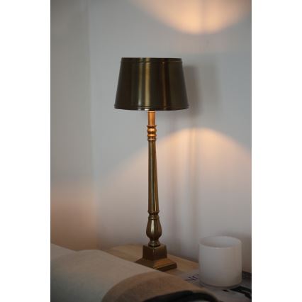 Markslöjd 108774 - Candeeiro de mesa METALLO 1xE27/40W/230V dourado