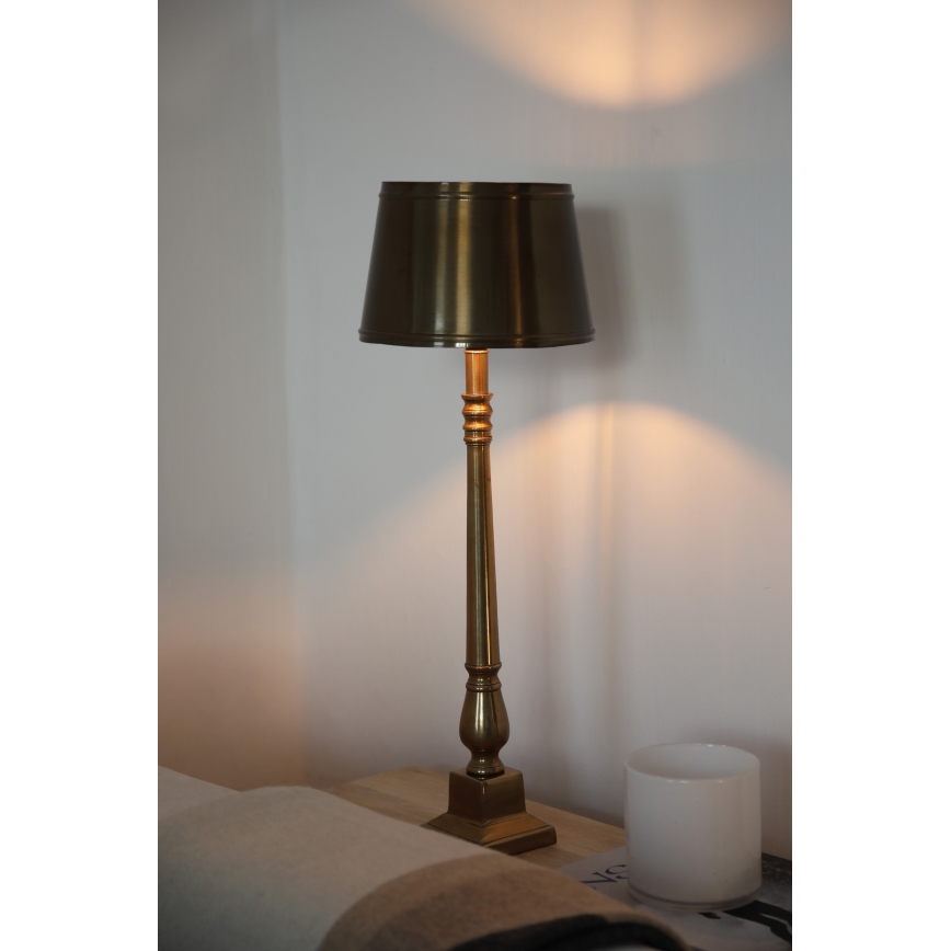 Markslöjd 108774 - Candeeiro de mesa METALLO 1xE27/40W/230V dourado
