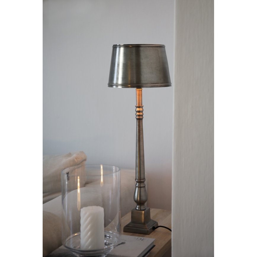 Markslöjd 108775 - Candeeiro de mesa METALLO 1xE27/40W/230V cromado mate