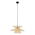 Markslöjd 108785 - Candeeiro suspenso DUPLICI 1xE27/40W/230V bege/bambu