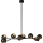 Markslöjd 108852 - Candeeiro suspenso EDGAR 8xE14/40W/230V preto