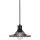 Markslöjd 108854 - Candeeiro suspenso NOVIA 1xE27/40W/230V preto/fumado