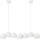Markslöjd 108859 - Candeeiro suspenso CUPOLO 7xE14/40W/230V branco