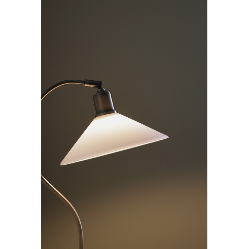 Markslöjd 108863 - Candeeiro de mesa VELA 1xE27/40W/230V latão/branco